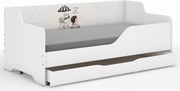 Wooden Toys Detská posteľ LILU 160x80 – Dievčatko na výlete