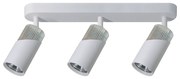 Bodové svietidlo Neo, 3x biele/chrómové kovové tienidlo, w