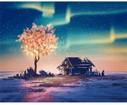 780027 NORIMPEX 5D Diamantová mozaika - Opustená drevenica