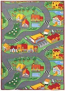 Hrací koberec pre deti cesty Little Village, 140x200, viacfarebná, detská izba, Associated Weavers