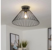 Brilagi - LED prisadený luster CERIA WIRE 1xE27/40W/230V priemer 45 cm čierny