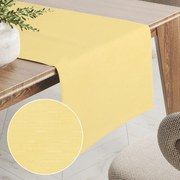Biante Teflónový behúň na stôl - Paris TF-121 Svetlo žltý 20x120 cm