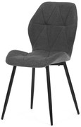 Autronic BONTEC Jedálenská stolička, sivá, látka, CT-285 GREY2 Farba: Šedá