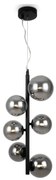 Maytoni MOD545PL-06B - Luster na lanku DALLAS 6xG9/28W/230V čierna