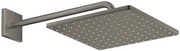 Hlavová sprcha GROHE RAINSHOWER Cube na stenu vrátane sprchového ramená kartáčovaný Hard Graphite 26564AL0