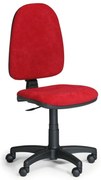 Pracovná stolička Torino bez podrúčok, červená