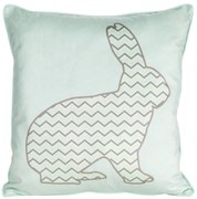 VEĽKONOČNÁ DEKORAČNÁ OBLIEČKA NA VANKÚŠ EASTER1 45X45 CM VZOROVANÁ