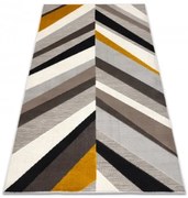 Koberec LISBOA 27237655 Jodelka sivy / žltý