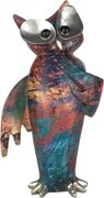Dekoračná soška Farebná sova, 31 cm%