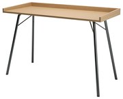 Pracovný stôl s doskou v dubovom dekore 52x115 cm Rayburn – Woodman