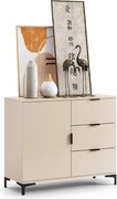 Komoda LANA 03 béžový -STOJACA KOMODA SO ZÁSUVKAMI