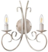 ONLI - Nástenné svietidlo POMPEI 2xE14/6W/230V krémová