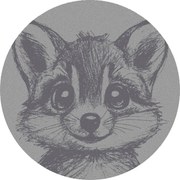 Koberec FD Soft Racoon sivý / popolový kruh