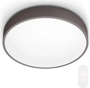 Philips 60262/43/P5 - stmievateľné LED stropné svietidlo hnedé LED/28W/230V + diaľkové ovládanie