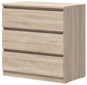 Komoda BRW Tetrix 2 (dub sonoma) . Akcia -41%. Vlastná spoľahlivá doprava až k Vám domov. 1098479