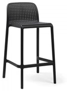 LIDO MINI záhradná barová stolička bez podrúčok antracite