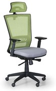 Kancelárska stolička ALMERE, zelená/sivá