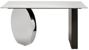 Demi stôl strieborný 140x70 cm