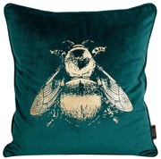 DEKORAČNÁ OBLIEČKA NA VANKÚŠ BLINK 45X45 CM TYRKYSOVÁ