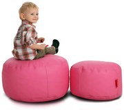 INTERMEDIC SK - Sedací vak 58x28 cm z ekokože | podnožka, sedenie, 135l, 1 ks Farba: E05 - Ružová(ekokoža)