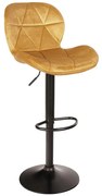 Barová Stolička Zoya zlatá welur