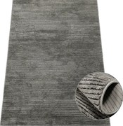 BE Koberec Eforia 9551 GREY – sivý obdĺžnikový Rozmer: 240x330 cm