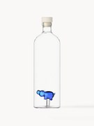 Ručne vyrobená karafa z borosilikátového skla Hippo, 1,1 l