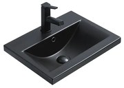 Mexen EMMA umývadlo, 51 x 39 cm, čierna matná, 25055185