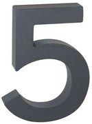 Hliníkové číslo 5 3D štruktúrovaný povrch RN.100LV.5.AL.AM.3D