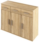 Skriňa RESITA TYP 3, dub Sonoma