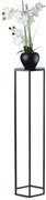 Stojan na kvety Loftstyle III 100 cm čierny
