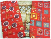 Kuchynská utierka Vianočný motív Bavlna 50x70 cm 3ks