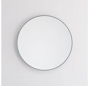 BATH DELUXE 01-060-09-02-00 - Kúpeľňové zrkadlo BORGSTED pr. 60 cm čierna