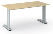 Kancelársky písací stôl PRIMO FLEXIBLE, 160x80 cm, breza