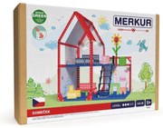 Merkur 48001 - Domček pre bábiky, 34 x 39 x 25 cm,354 dielov
