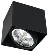 Stropné svietidlo Plaza1, 1x čierne kovové tienidlo