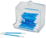 Kúpeľňová nádoba na vatové tyčinky Transparent, číra