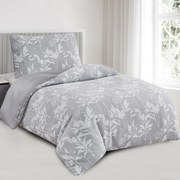 Žakárové obliečky Alabama sivá, 140 x 200 cm, 70 x 90 cm