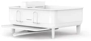 Simplehuman Odkvapkávač na riad Compact, oceľ, plast, FPP, biela