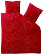 Obliečky z Renforcé bavlny CHARA červené Rozmer obliečky: 2 ks 80 x 80 cm | 200 x 200 cm