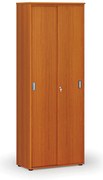 Kancelárska skriňa so zasúvacími dverami PRIMO WOOD, 800 x 420 x 2128 mm, čerešňa