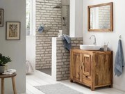 furniture-nabytek.cz - Masívna sada kúpeľňového nábytku Lagos small z palisandra, lakovaná, hnedá