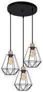 Luster na lanku PRIMO 3xE27/60W/230V