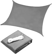 Bestent Záhradná slnečná clona 5x5m šedá 180g/m2
