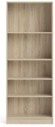 Knižnica v dubovom dekore Tvilum Basic, 79 x 203 cm