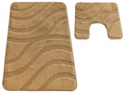 Sada kúpeľňových koberčekov Montana Symphony Dark Beige