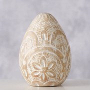 Drevené vyrezávané vajíčko Telur Variant: Veľké