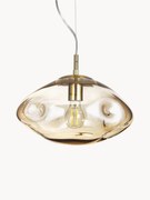 Závesné svietidlo zo skla Amora