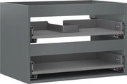 Mexen Box-A korpus skrinky pod umývadlo 70 cm, 2 zásuvky, grafit matný - 91AX0-0700-470-2-66