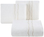 BAVLNENÝ UTERÁK KARIN 30X50 CM KRÉMOVÁ